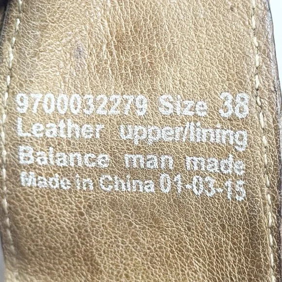 Dansko Jessie Sand Lizard Wedge Slide (38) - Picture 12 of 13